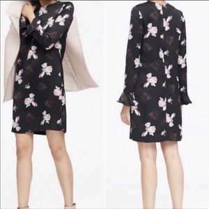 Banana Republic black floral dress NWT size 6P